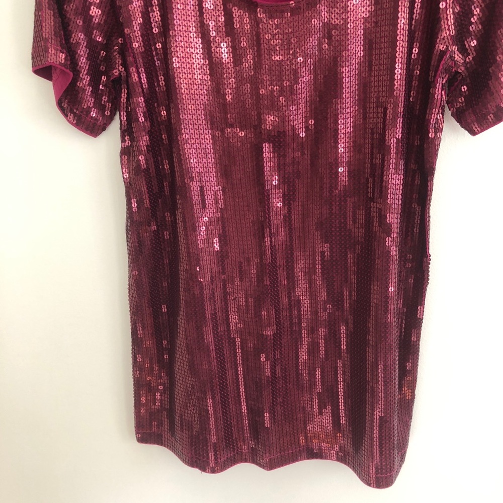 Pink sequin top | Flounce - Picture 3 of 6